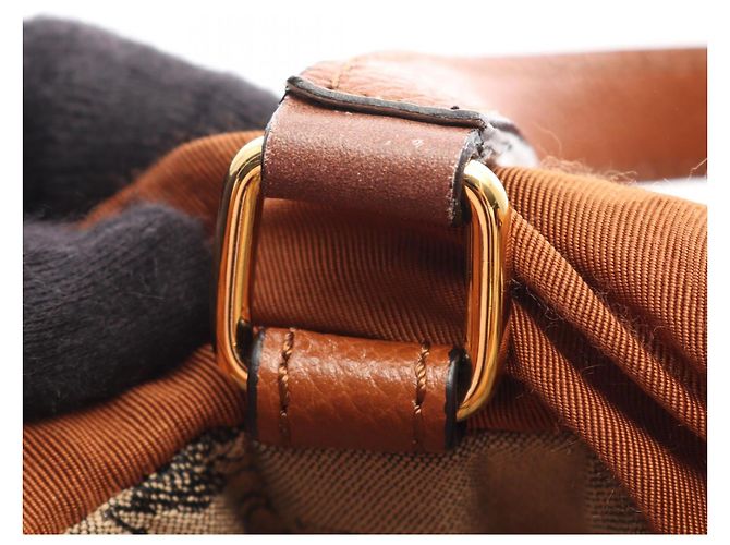 Bolsa de mão em couro 2-Way Etro Marrom - vista 6