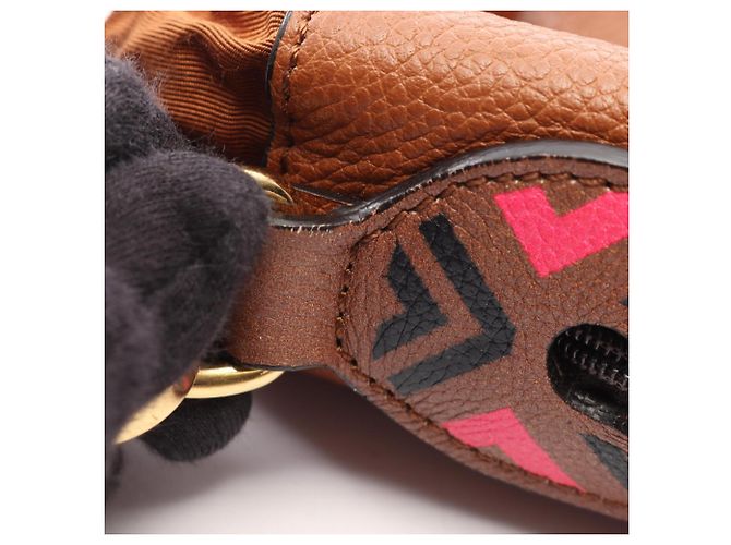 Bolsa de mão em couro 2-Way Etro Marrom - vista 8