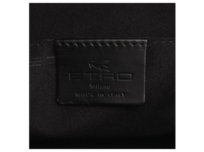 Borsa 2-Way Etro in pelle nera Nero - vista 4