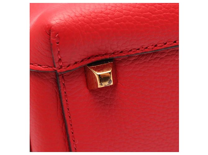 Borsa a mano in pelle MCM Milla 2-Way Rosso - vista 5