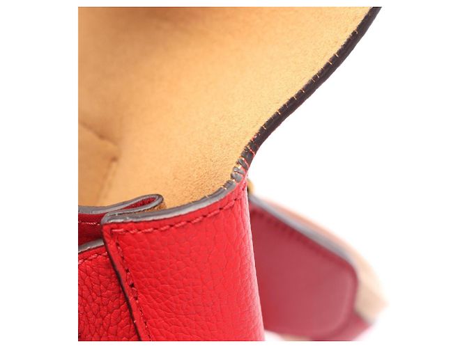 Borsa a mano in pelle MCM Milla 2-Way Rosso - vista 9