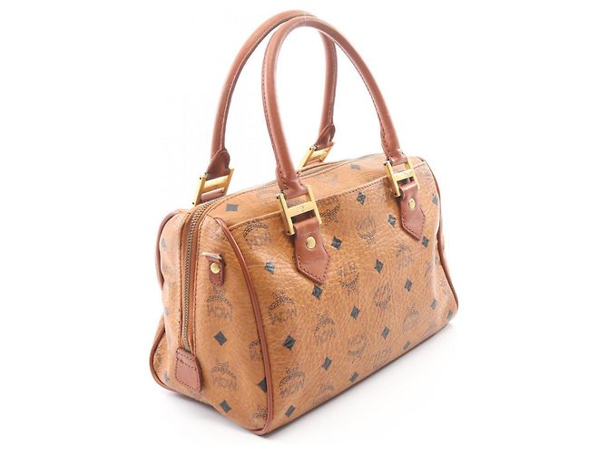 MCM Visetos 2-Way Handbag Brown - view 2