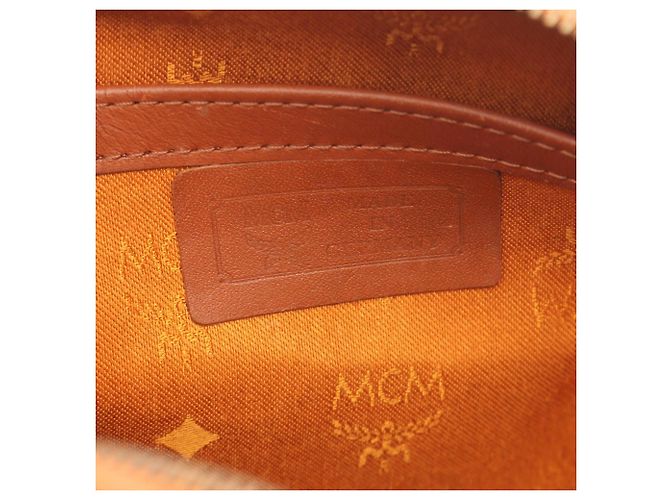 MCM Visetos 2-Way Handbag Brown - view 4