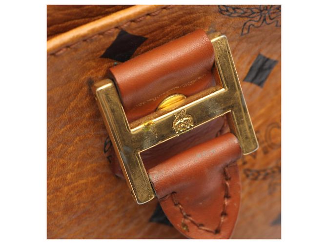 MCM Visetos 2-Way Handbag Brown - view 5
