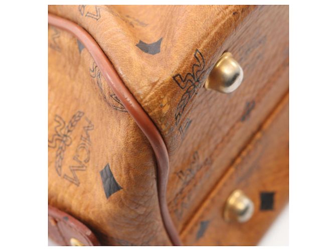 MCM Visetos 2-Way Handbag Brown - view 8