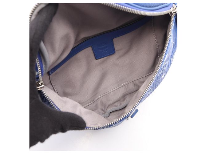 Borsello da vita MCM Visetos Blue - vista 3