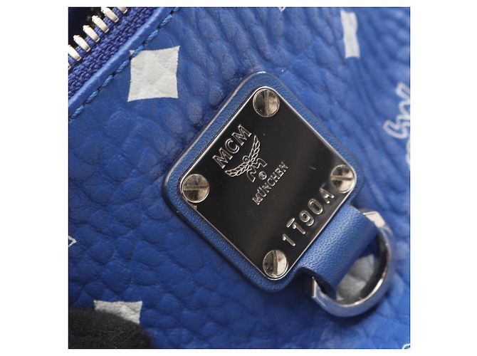 Borsello da vita MCM Visetos Blue - vista 6