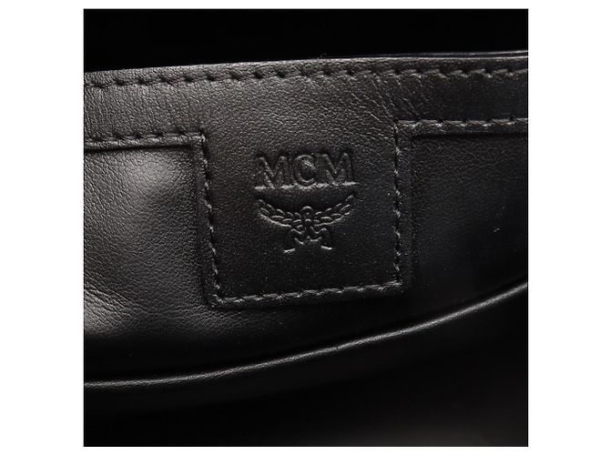 Zaino MCM Visetos in pelle marrone - vista 4