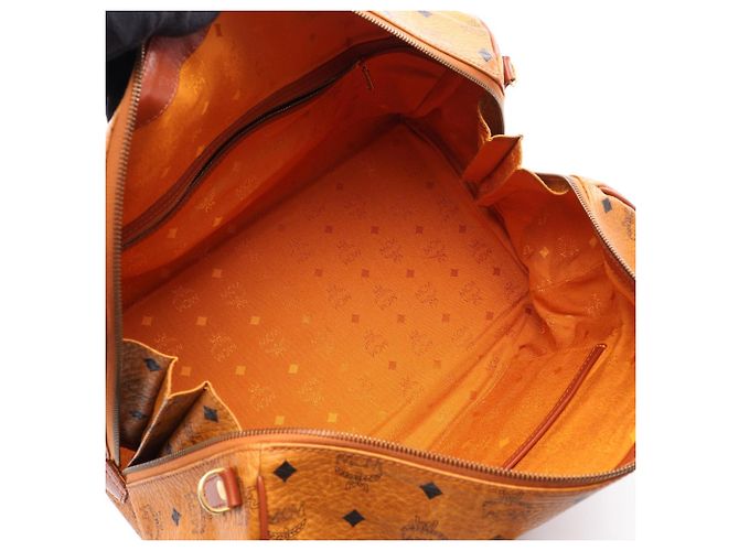 Borsa Boston/Borsa a mano MCM Visetos Brown Marrone - vista 3