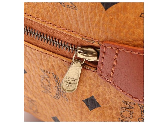 Borsa Boston/Borsa a mano MCM Visetos Brown Marrone - vista 6