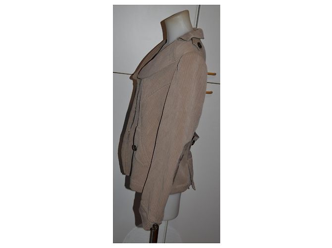 Autre Marque Armani Collezioni Beige Cordjacke - Ansicht 3