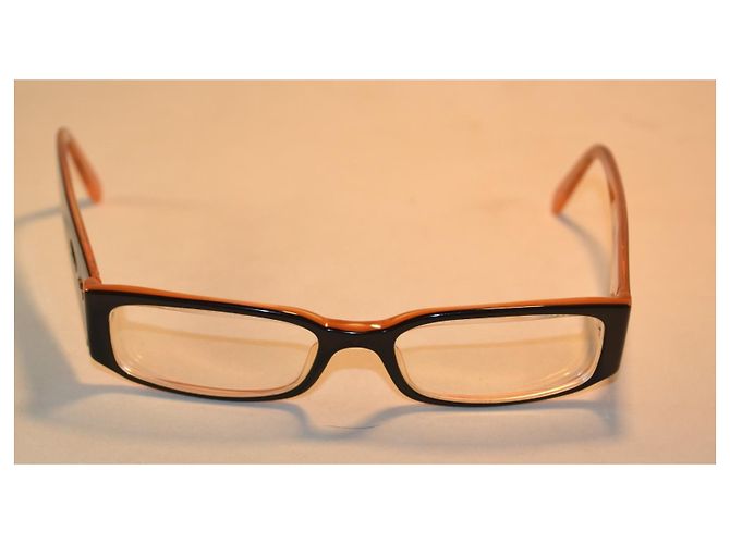 Prada VPR10F Prescription Glasses Black Orange - view 2