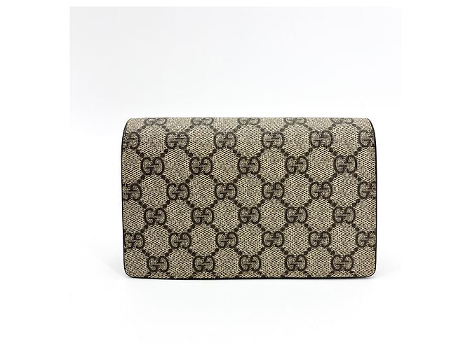 Gucci Dionysus GG Coated Canvas Super Mini Marrone - vista 2