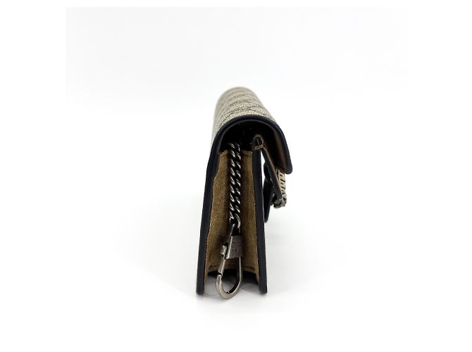 Gucci Dionysus GG Coated Canvas Super Mini Marrone - vista 4