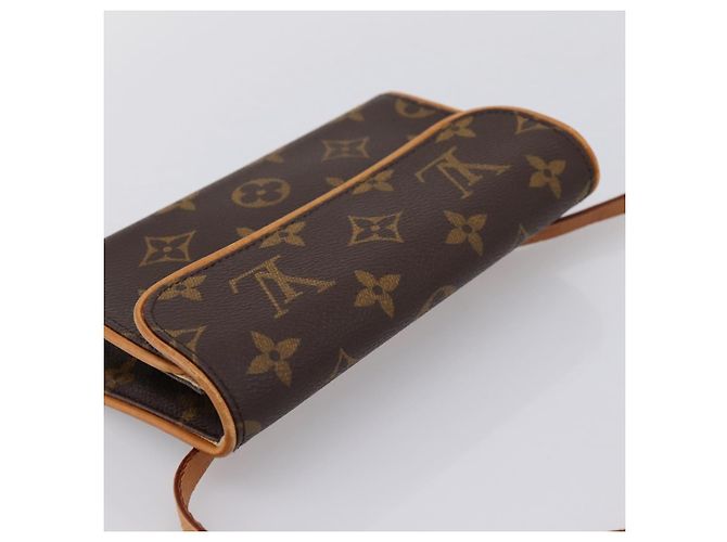 LOUIS VUITTON Monogram Pochette Florentine Waist Bag M51855 LV Auth 203093A Monogramma - vista 6