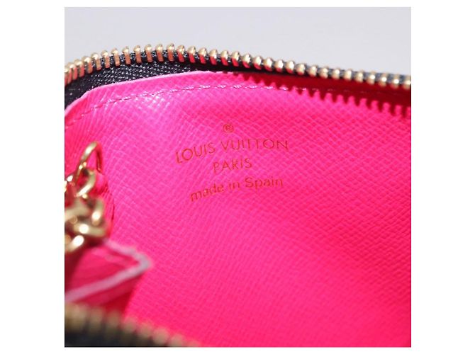 LOUIS VUITTON Monogram Multicolor Pochette Cles NM Black M60279 LV Auth 200573M Nero - vista 18