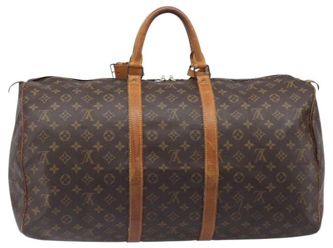 LOUIS VUITTON Monogram Keepall 55 Boston Bag M41424 LV Auth ka6105 Monograma - vista 2