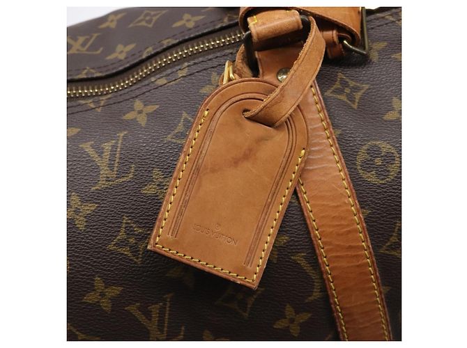 LOUIS VUITTON Monogram Keepall 55 Boston Bag M41424 LV Auth ka6105 Monograma - vista 21