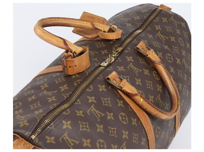LOUIS VUITTON Monogram Keepall 55 Boston Bag M41424 LV Auth ka6105 Monograma - vista 7