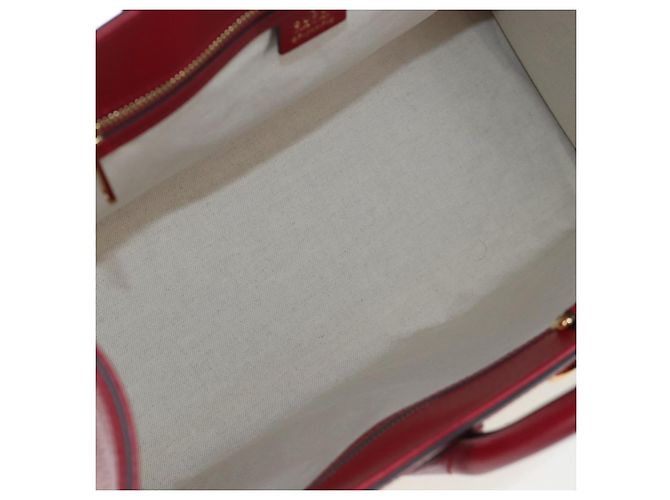 Borsa a mano GUCCI x Doraemon Micro GG PVC 2way Marrone Tono Oro 653952 Auth 167569SM - vista 10