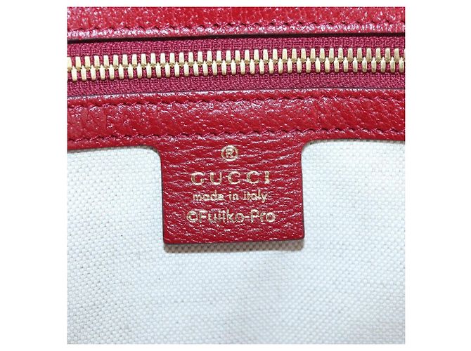 Borsa a mano GUCCI x Doraemon Micro GG PVC 2way Marrone Tono Oro 653952 Auth 167569SM - vista 22