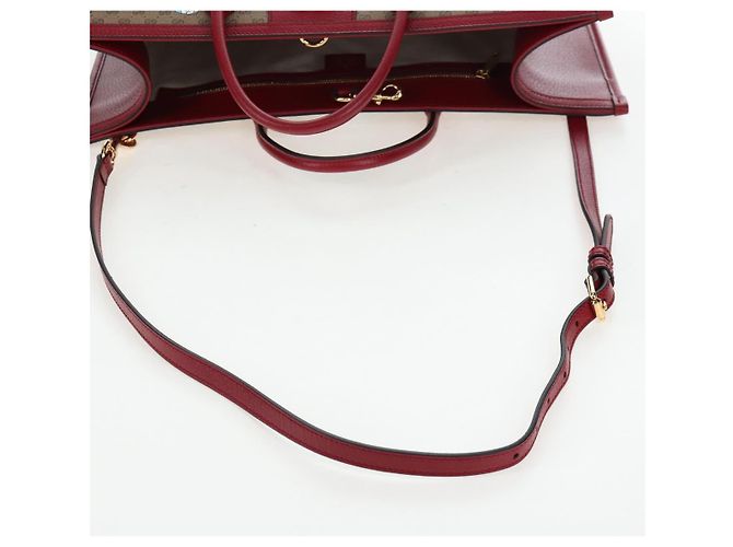 Borsa a mano GUCCI x Doraemon Micro GG PVC 2way Marrone Tono Oro 653952 Auth 167569SM - vista 8