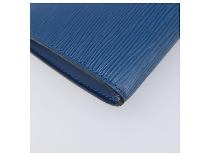 LOUIS VUITTON Epi Pochette Accessoires Pouch Blue M52985 LV Auth 197712V Azul - vista 16