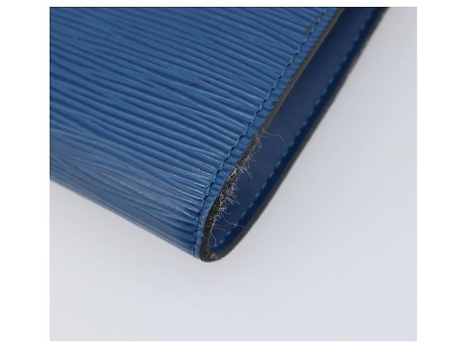 LOUIS VUITTON Epi Pochette Accessoires Pouch Blue M52985 LV Auth 197712V Azul - vista 17