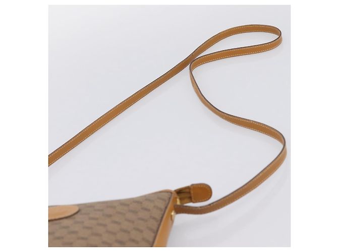 Borsa a tracolla GUCCI Micro GG Supreme PVC Beige Gold Auth 202771 D'oro - vista 8
