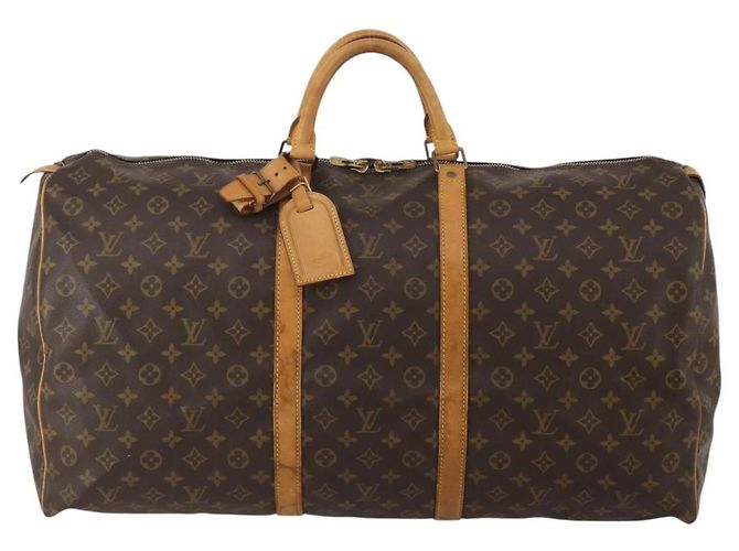 LOUIS VUITTON Monogram Keepall 60 Boston Bag M41422 LV Auth 197701 Monogramm - Ansicht 13