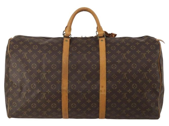LOUIS VUITTON Monogram Keepall 60 Boston Bag M41422 LV Auth 197701 Monogramm - Ansicht 2