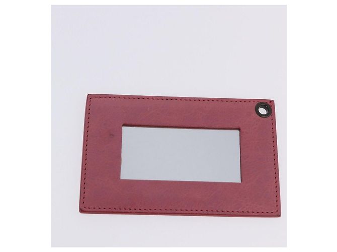 Borsa Clutch BALENCIAGA in Pelle Rosa Auth 200479M - vista 11