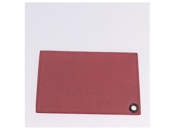 Borsa Clutch BALENCIAGA in Pelle Rosa Auth 200479M - vista 12