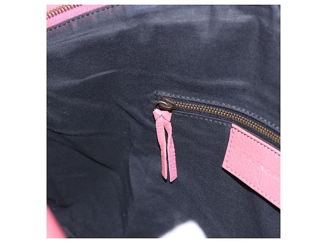 Borsa Clutch BALENCIAGA in Pelle Rosa Auth 200479M - vista 21