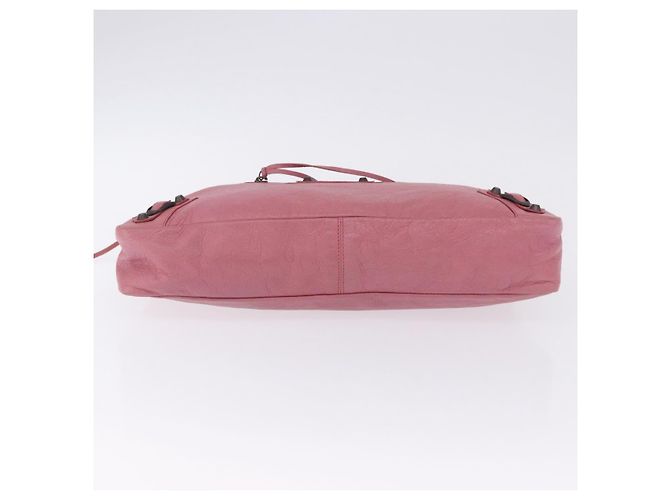 Borsa Clutch BALENCIAGA in Pelle Rosa Auth 200479M - vista 6