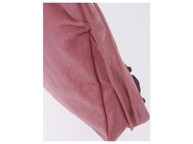 Borsa Clutch BALENCIAGA in Pelle Rosa Auth 200479M - vista 8