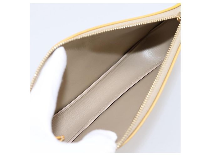 LOUIS VUITTON Monogram Vernis Lexington Pouch Beige M91010 LV Auth 202659A - vista 11