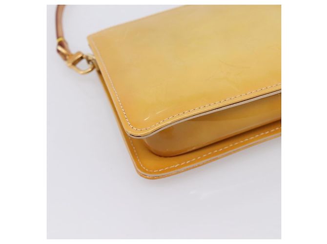 LOUIS VUITTON Monogram Vernis Lexington Pouch Beige M91010 LV Auth 202659A - vista 15