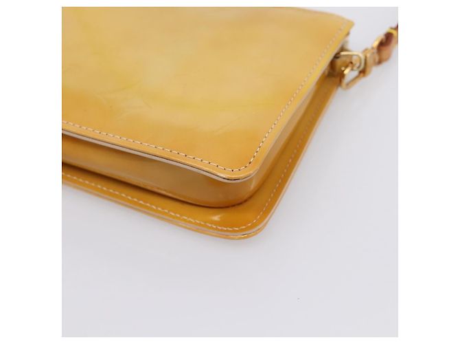 LOUIS VUITTON Monogram Vernis Lexington Pouch Beige M91010 LV Auth 202659A - vista 16