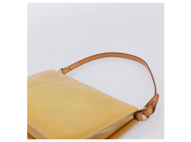 LOUIS VUITTON Monogram Vernis Lexington Pouch Beige M91010 LV Auth 202659A - vista 8