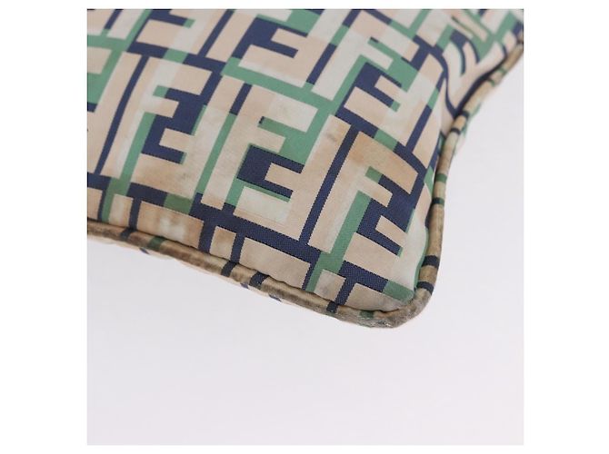 FENDI Zucca Canvas Tote Bag Green Silver Auth 203793 Silber Grün - Ansicht 19