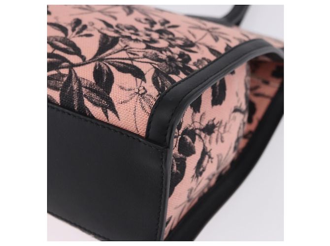 Borsa Tote GUCCI Canvas Pink Gold 432684 Auth 200772V Rosa D'oro - vista 17