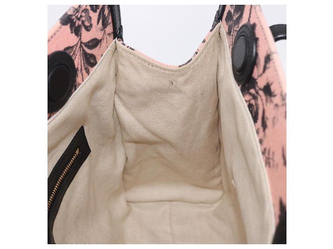 Borsa Tote GUCCI Canvas Pink Gold 432684 Auth 200772V Rosa D'oro - vista 19