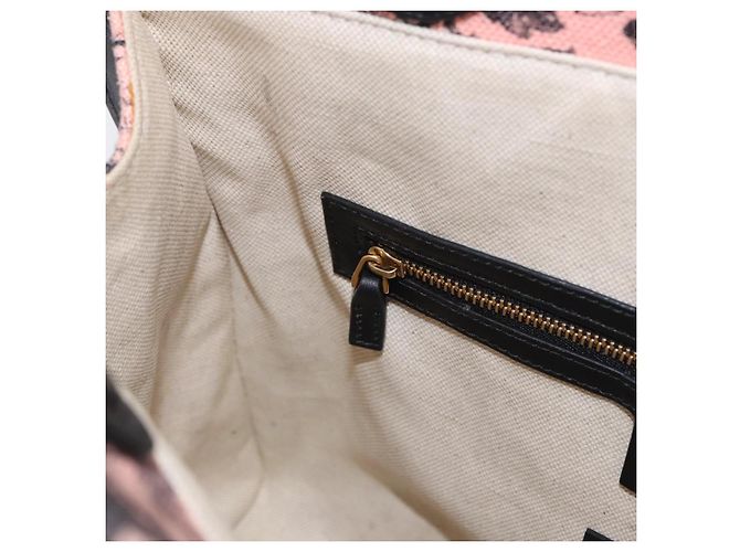 Borsa Tote GUCCI Canvas Pink Gold 432684 Auth 200772V Rosa D'oro - vista 21