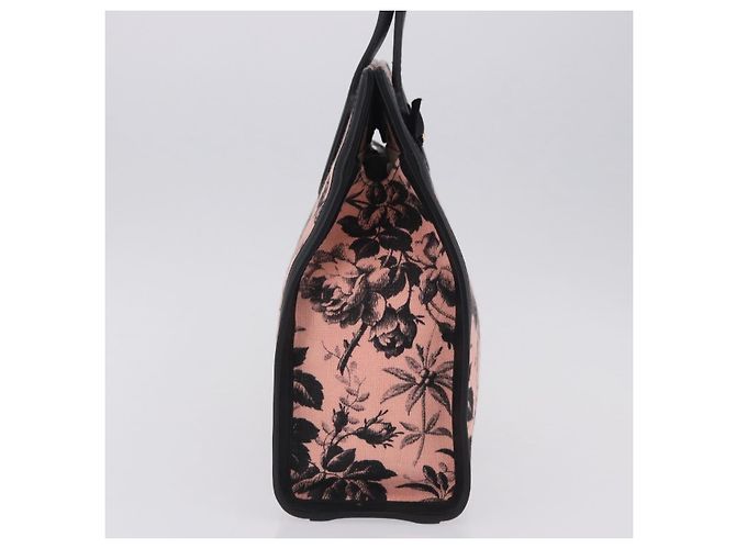 Borsa Tote GUCCI Canvas Pink Gold 432684 Auth 200772V Rosa D'oro - vista 4
