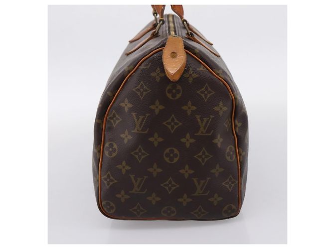 Borsa a mano LOUIS VUITTON Monogram Speedy 35 M41524 LV Auth 201407A Monogramma - vista 4