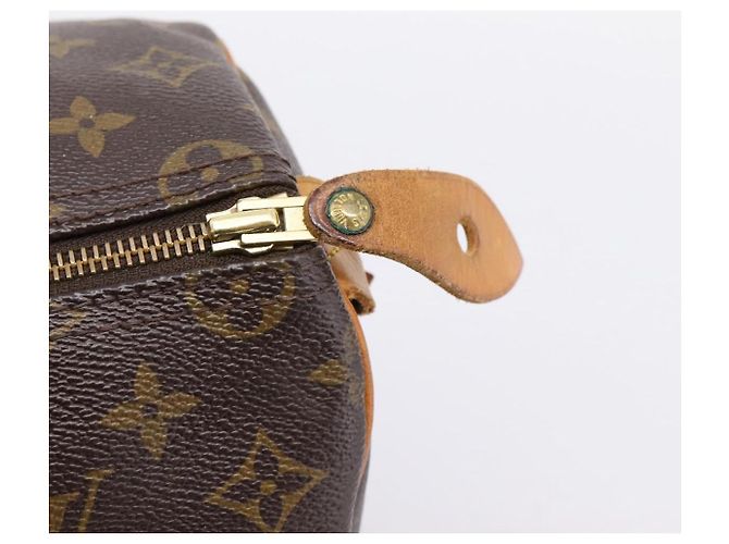 Borsa a mano LOUIS VUITTON Monogram Speedy 35 M41524 LV Auth 201407A Monogramma - vista 9
