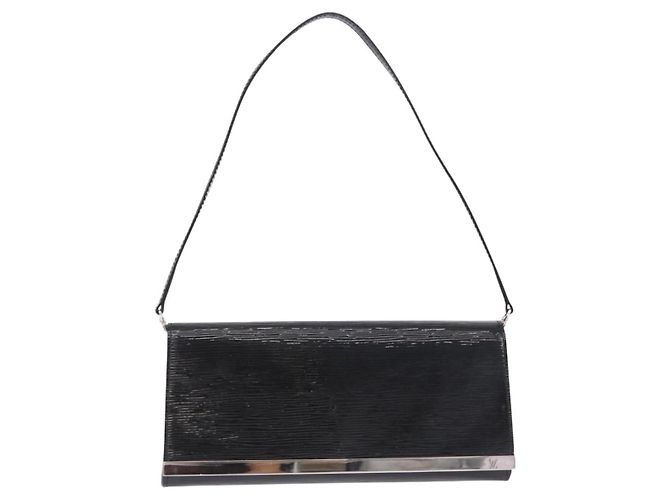 Borsa LOUIS VUITTON Electric epi Pochette Sevigne Black M4055N LV Auth 200421V Nero - vista 13