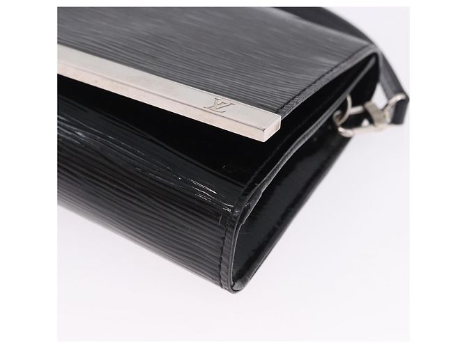 Borsa LOUIS VUITTON Electric epi Pochette Sevigne Black M4055N LV Auth 200421V Nero - vista 16