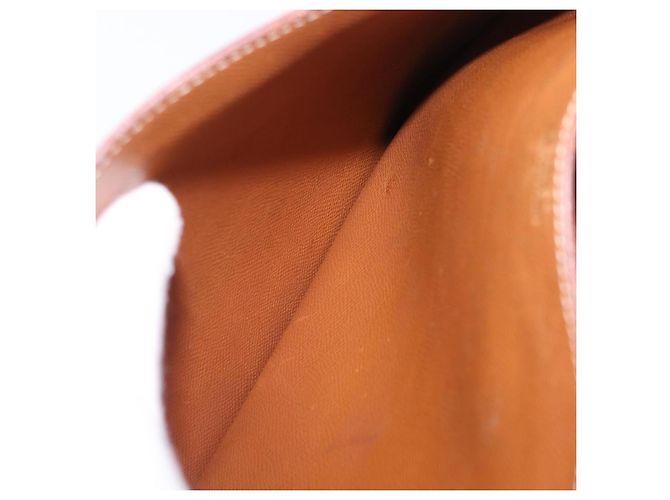 Hermès Borsa Business HERMES Danube 38 in Pelle Brown Gold Auth bs37017 Marrone D'oro - vista 23